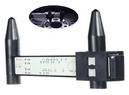 Foto van Auto motor accessoires universal 4 5 6 8 holes lug car wheel rim pattern measuring pcd gauge tool ca