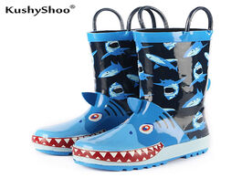 Foto van Baby peuter benodigdheden pennysue kids premium natural color boys rubber rain boots waterproof with