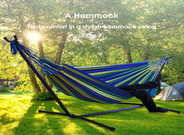Foto van Meubels outdoor camping practical canvas hammock multi functional convenient stand hiking garden sle