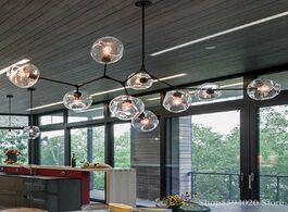 Foto van Lampen verlichting nordic glass led pendant light for dining room kitchen hanglamp designer hanging 