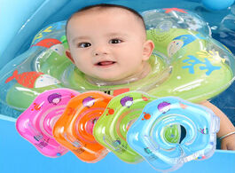 Foto van Baby peuter benodigdheden swimming accessories neck ring tube safety infant float circle for bathing