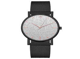 Foto van Horloge watches women dress stainless steel band analog quartz wristwatch fashion luxury ladies cloc