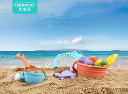 Foto van Speelgoed beiens 5 14pcs beach sand toys set portable animals castle clay mold digging shovel tools 