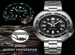 Foto van Horloge waterproof automatic watch men sapphire crystal stainless steel nh35 mechanical s 1970 abalo