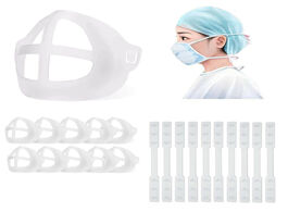 Foto van Beveiliging en bescherming washable 3d face mask inner support frame adjustable ear strap accessorie