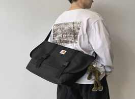 Foto van Tassen messenger bag men s student japanese ins tide brand korean casual wild large capacity satchel
