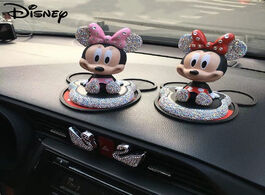 Foto van Speelgoed 2020 new disney mickey minnie car accessories fashion cute cartoon ornament diamond decora