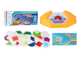 Foto van Speelgoed games for kids figure cognition preschool logic jigsaws safe kindergarten color code skill