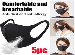 Foto van Beveiliging en bescherming unisex outdoor anti smoke dust air purifying face mask carbon filter mult