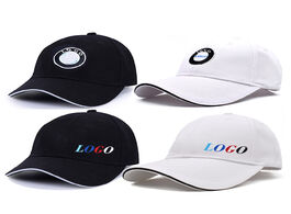 Foto van Auto motor accessoires embroidery car emblem baseball cap hat men women for bmw m logo sunhat outdoo