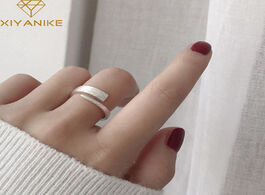 Foto van Sieraden xiyanike prevent allergy 925 sterling silver handmade rings new fashion simple geometric pa