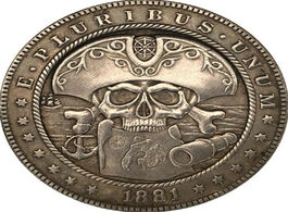 Foto van Huis inrichting 1881 skull captain ab souvenir coins collectibles antique 3d metal commemorative mor