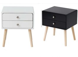 Foto van Meubels new for 2020! bedside table modern simple solid wood bedroom storage nordic economy wardrobe