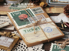 Foto van Kantoor school benodigdheden 30 pcs vintage stationery stickers ins style diary planner decorative m