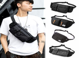 Foto van Tassen waterproof men waist bag pack teenager s travel phone pouch for fanny shoulder crossbody wall