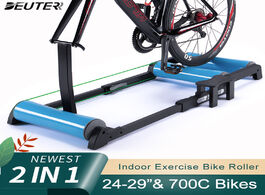 Foto van Sport en spel indoor bicycle roller home coach mountain bike road stationary standing 24 29 700c tra