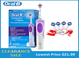 Foto van Huishoudelijke apparaten oral b electric toothbrush 2d precision cleaning whiten teeth inductive cha
