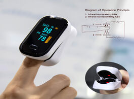 Foto van Schoonheid gezondheid new blood oxygen meter refers to the clip type pulse finger saturation monitor