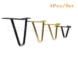 Foto van Meubels 4pcs heavy duty hairpin furniture legs metal home diy projects for nightstand coffee table d