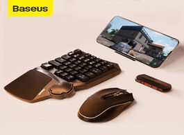 Foto van Telefoon accessoires baseus keyboard mouse mobile phone game adapter gamepad controller converter tr