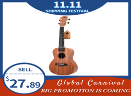 Foto van Sport en spel concert ukulele kits 23 inch rosewood 4 strings hawaiian mini guitar with bag tuner ca