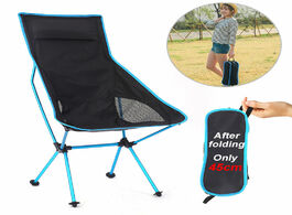 Foto van Meubels portable ultralight folding chair superhar camping beach high load aluminiu fishing hiking p