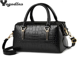 Foto van Tassen women handbags fashion ladies messenger bags crocodile pattern female crossbody bag shoulder 