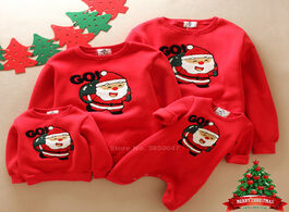 Foto van Baby peuter benodigdheden winter fur christmas sweater family matching clothes xmas new year santa c