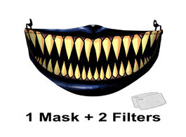 Foto van Beveiliging en bescherming color cosplayer adventure time print face masks cartoon fabric mask prote