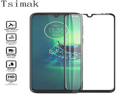 Foto van Telefoon accessoires full cover tempered glass moto g8 plus screen protector for motorola play g9 po