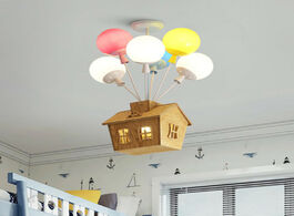 Foto van Lampen verlichting modern led children s chandelier lighting novelty colorful balloons pendant lamp 
