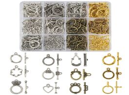 Foto van Sieraden pandahall mixed shapes tibetan style alloy toggle clasps for jewelry making diy color 120se