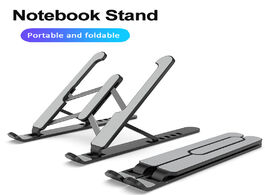Foto van Computer adjustable foldable abs laptop tablet stand portable desktop holder mounts accessories for 