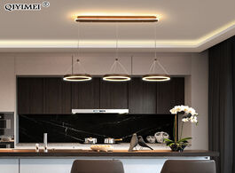 Foto van Lampen verlichting coffee led pendant light kitchen dinning room backside lighting 3 heads round acr