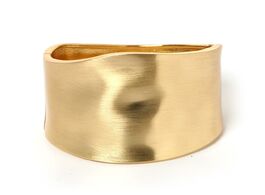 Foto van Sieraden wide bangles minimalist alloy gold color bracelets for women accessories fashion jewellery 