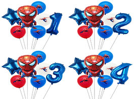 Foto van Speelgoed spider cartoon man foil balloons 1 2 3 4 5 6 7 8 9st super hero birthday party decorations