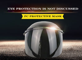 Foto van Beveiliging en bescherming welding goggles lens wearing protective mask anti ash splash droplets iso