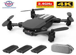 Foto van Speelgoed sharefunbay drone 4k hd wide angle camera wifi fpv height keeping with mini video live rc 
