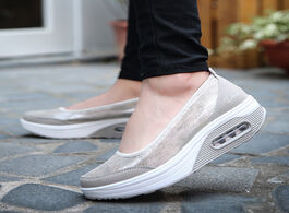 Foto van Schoenen 2021 women sneakers flats loafers sweet shallow comfort moccasins slip on pu platform balle