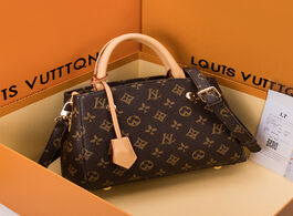 Foto van Tassen louis brand high quality cow leather shoulder messenger bags famous designer women purse and 