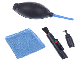 Foto van Elektronica 1set camera cleaning kit dust cleaner lens clean brush pen wipes fuliginous air blower f