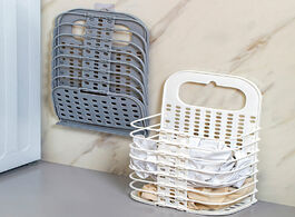 Foto van Huis inrichting laundry organizer dirty clothes basket foldable hanging storage rack