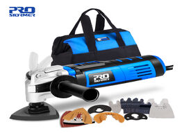 Foto van Gereedschap multifunction oscillating tool kit multi variable speed electric trimmer saw power acces