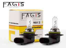 Foto van Auto motor accessoires fagis 2 pcs us brand 9012 hir2 12v 55w clear car lights halogen bulbs white h