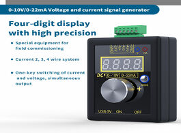 Foto van Elektronica componenten analog 0 5v 10v 4 20ma signal generator with rechargeable battery pocket adj