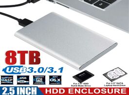Foto van Computer 2.5 inch hdd ssd case sata to usb 3.0 3.1 adapter 6 gbps box hard drive enclosure support 8