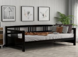 Foto van Meubels wooden bed white solid pine frame strong for adults kids teenagers sleeping super fast deliv