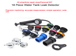Foto van Beveiliging en bescherming 18pcs car water tank leak detector test tool cooling system tester auto r