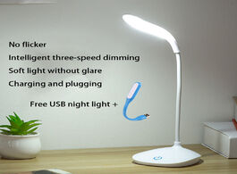 Foto van Lampen verlichting led lamp rechargable usb small free shipping for bedroom table reading night ligh