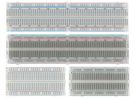 Foto van Elektronica componenten 400 points breadboard 830 mb 102 solderless pcb test board hole mb102 develo